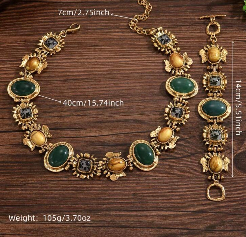 Royal Turquoise Elegance Jewelry Set