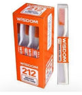 12X Wisdom 212 Smokers Extra Hard Brown Bristle Tooth Brush.USA