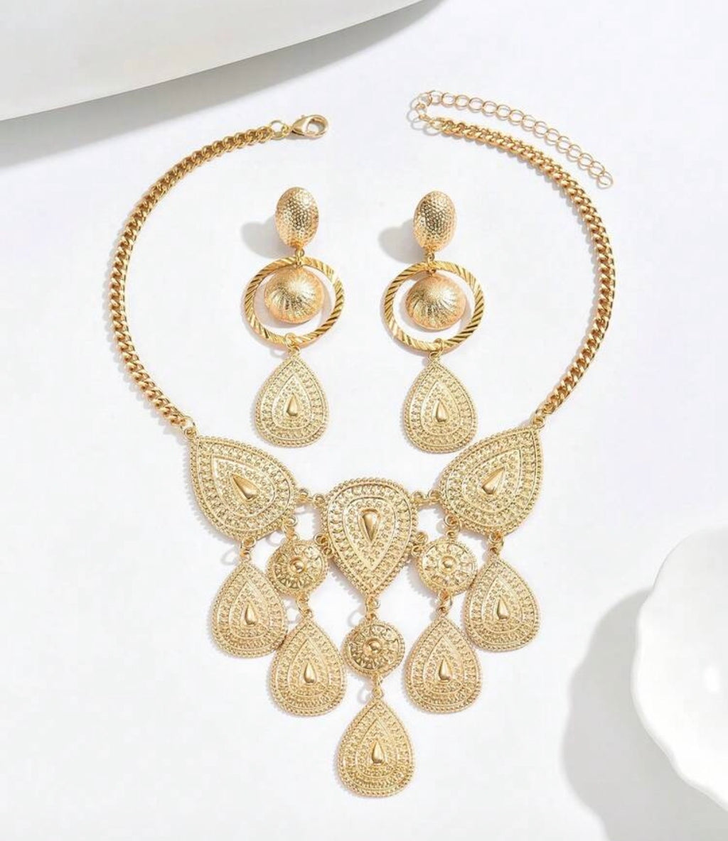 Cascade Necklace & Earrings Set