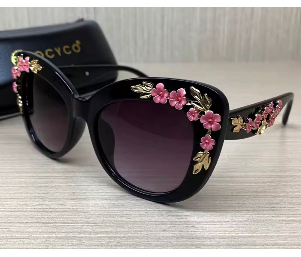 Floral Luxury Women’s Fashion Sunglasses