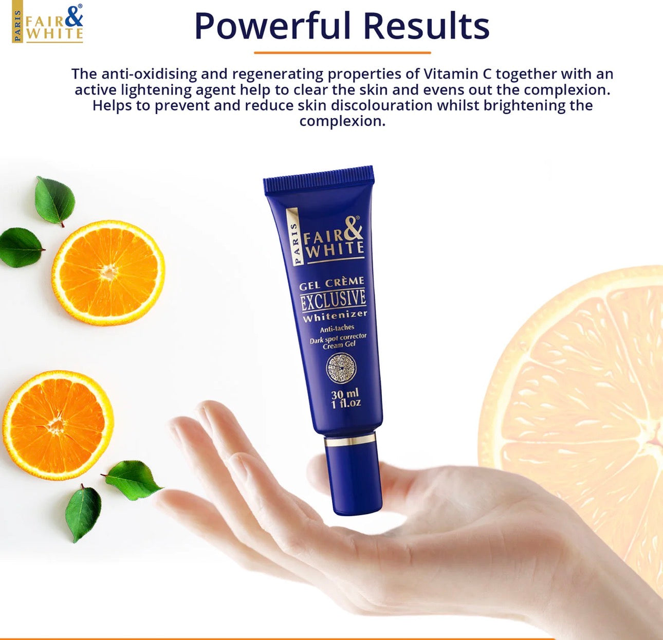 Fair & White Crème Exclusive Lightening Cream – 50ml