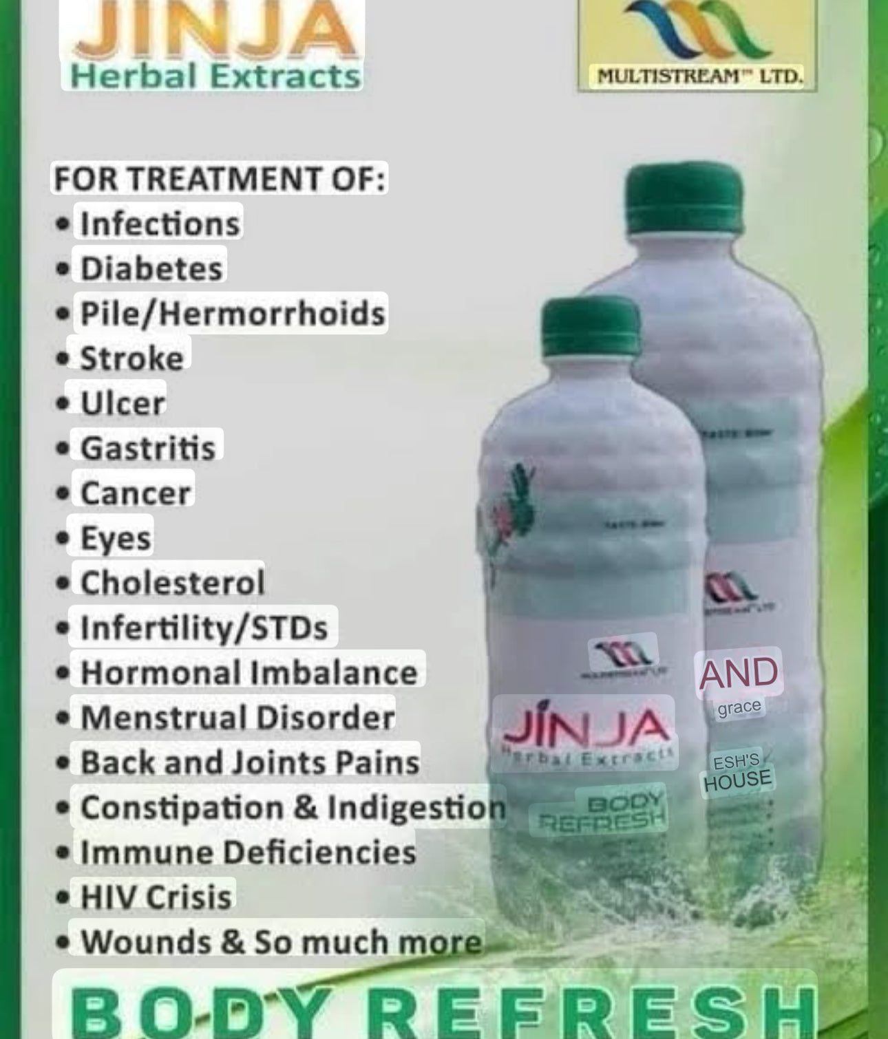 jinja herbal extract health drink 750ml