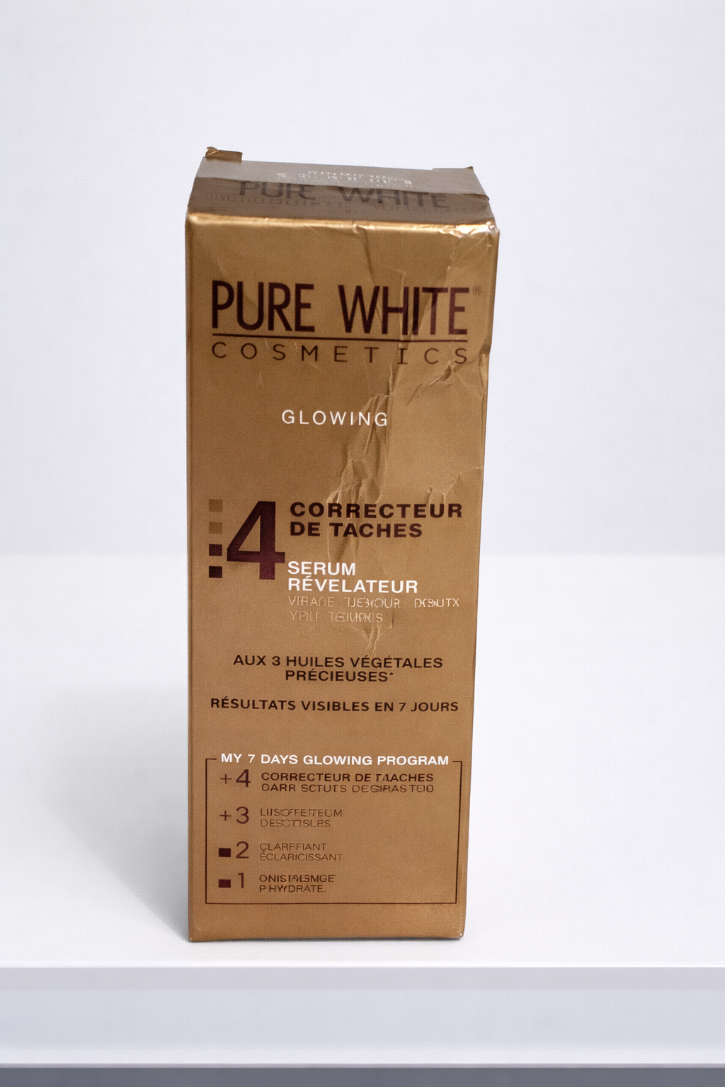 Pure White Cosmetics Gold Dark Spots Corrector Revitalising Fade Serum 1.69 Fl With Drop Cover