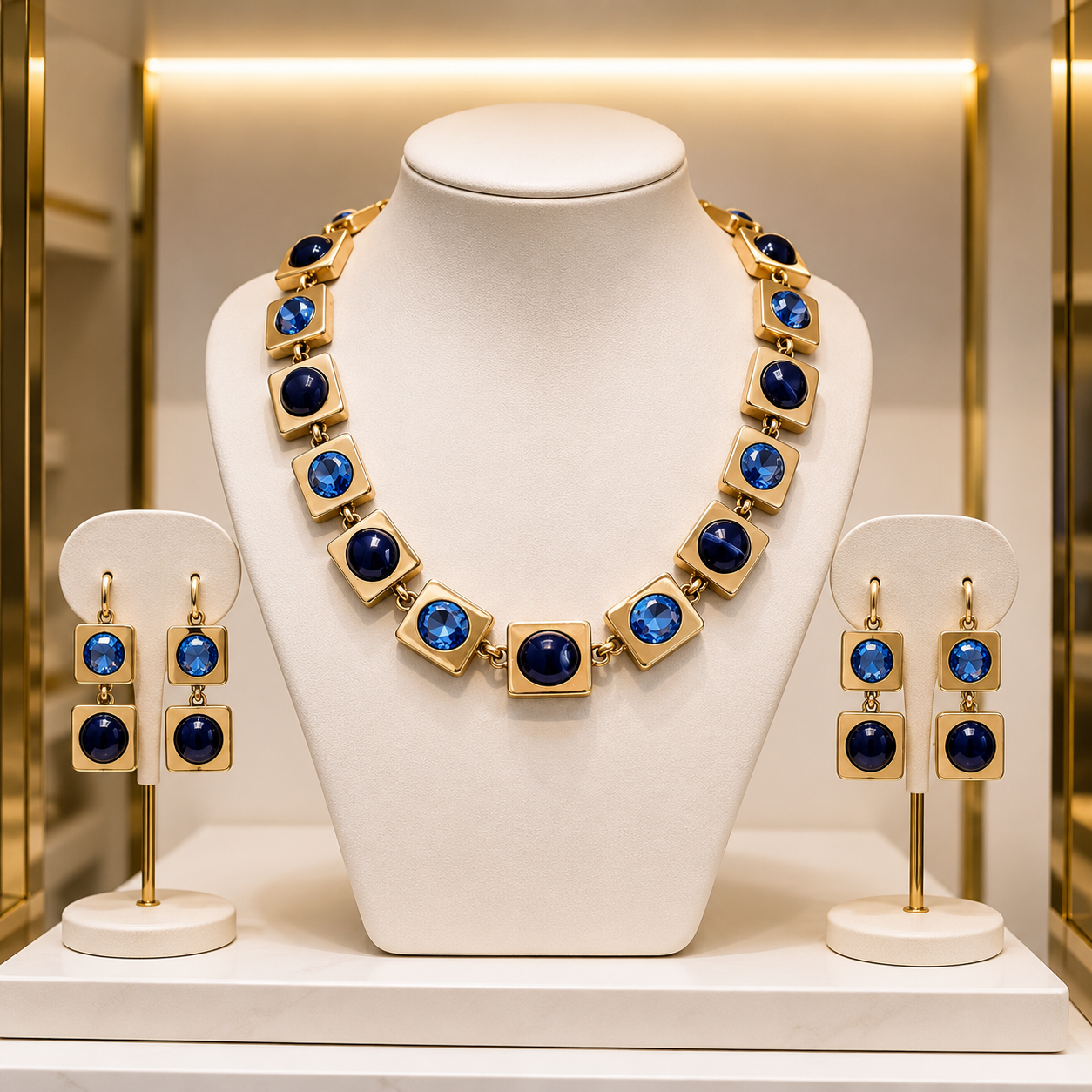 Sapphire Luxe Jewelry Set