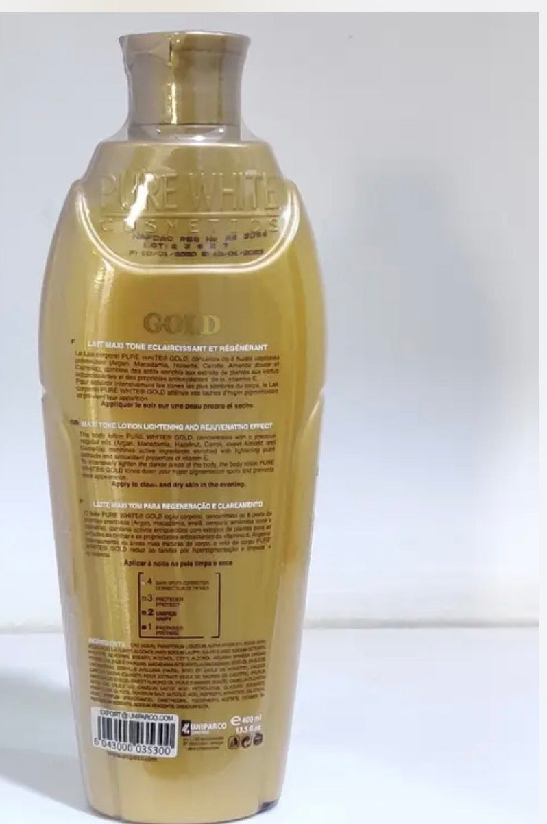 Pure White Gold Glowing Maxi Tone Lotion 400ml