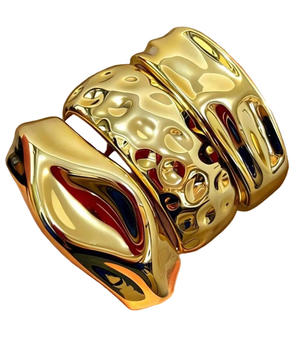 Untitled Luxe Statement Cuff Bracelet 3pcs