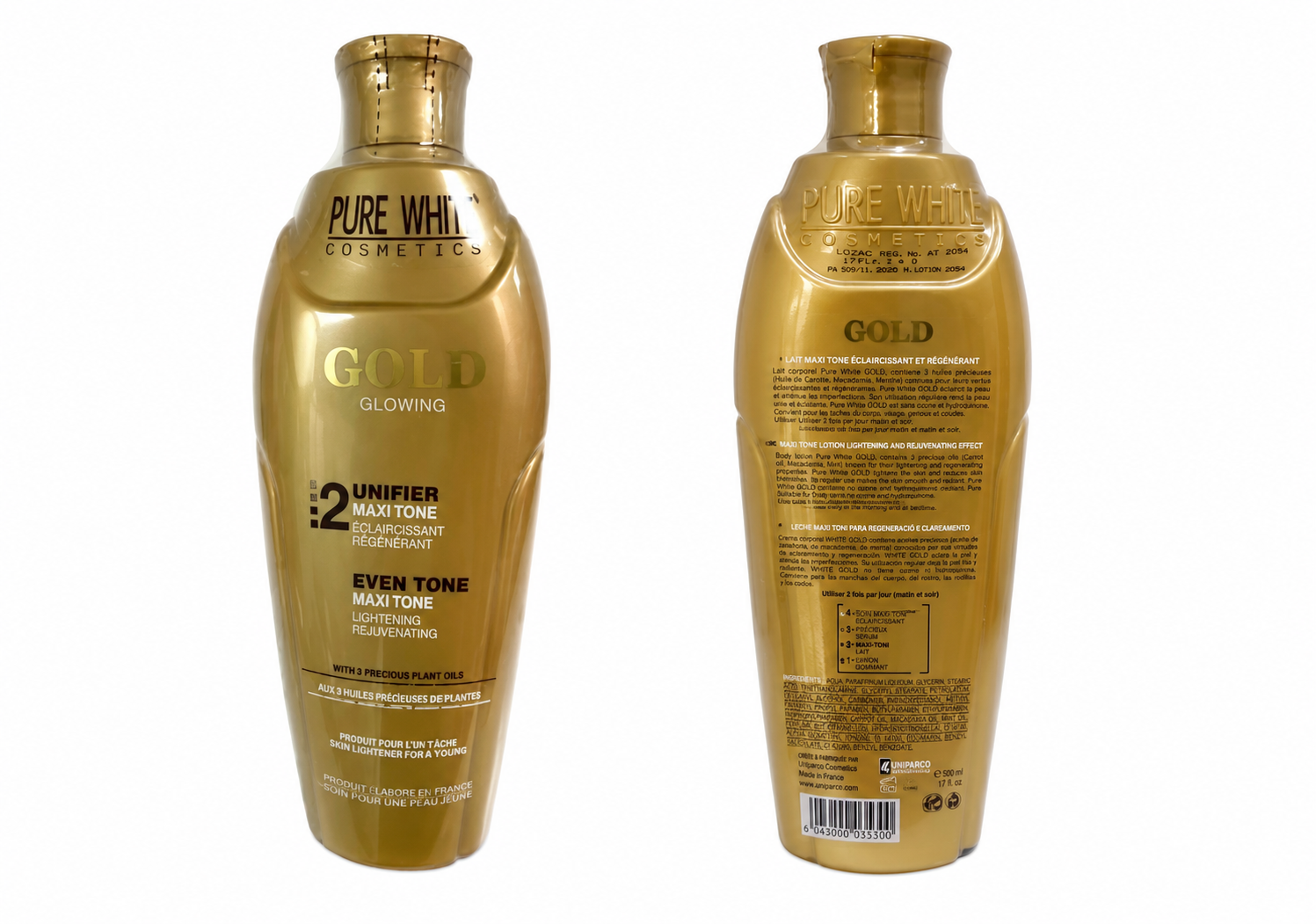 Pure White Gold Glowing Maxi Tone Lotion 400ml