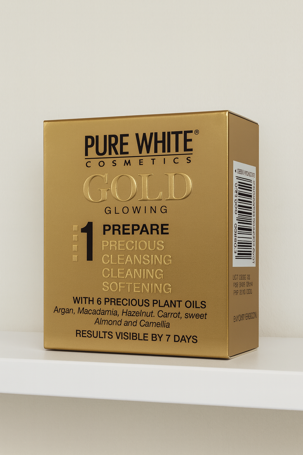 3 Pcs Of Pure  Gold white Exfoliating Whitening Soap