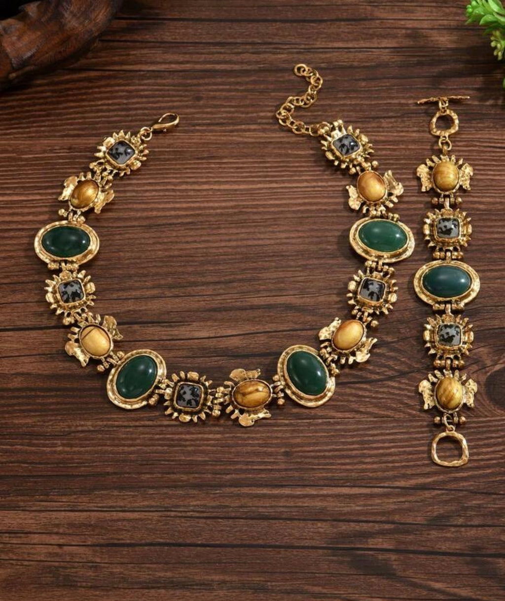 Royal Turquoise Elegance Jewelry Set