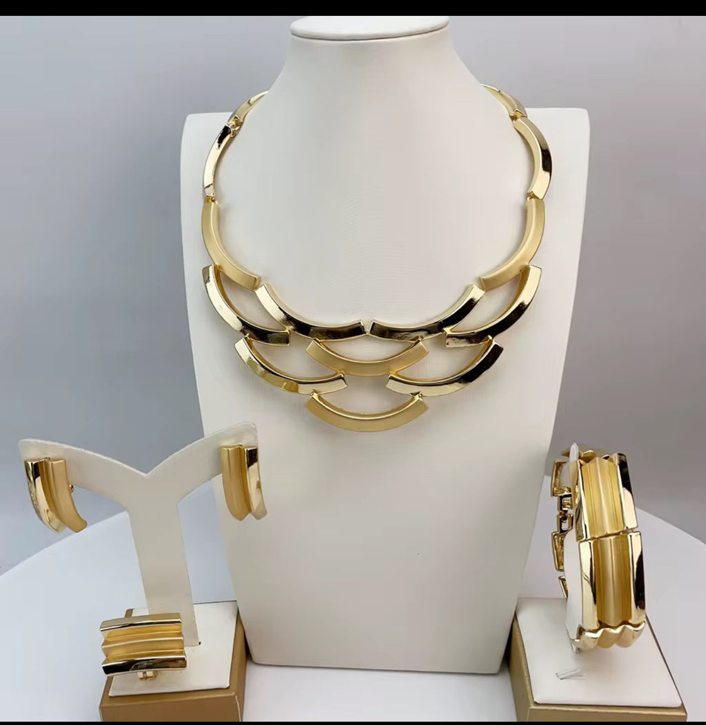 Luxury Gold-Plated Jewelry Set