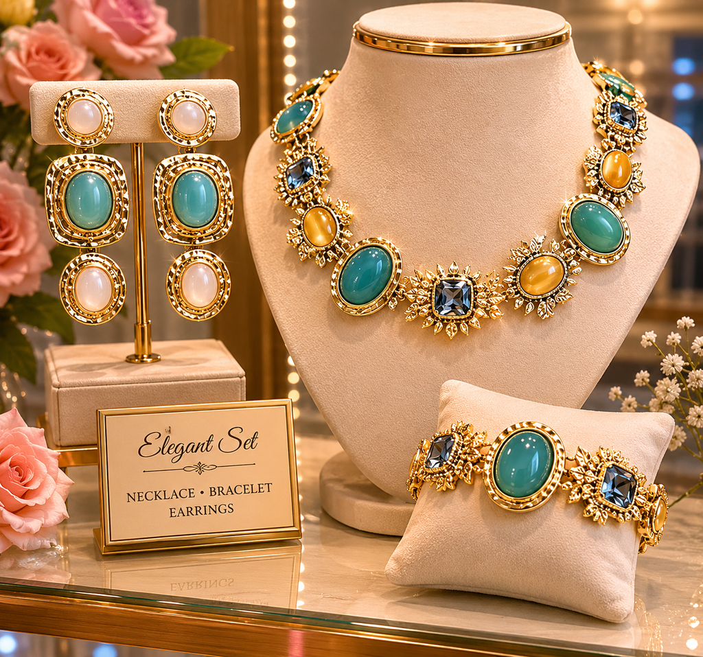 Royal Turquoise Elegance Jewelry Set