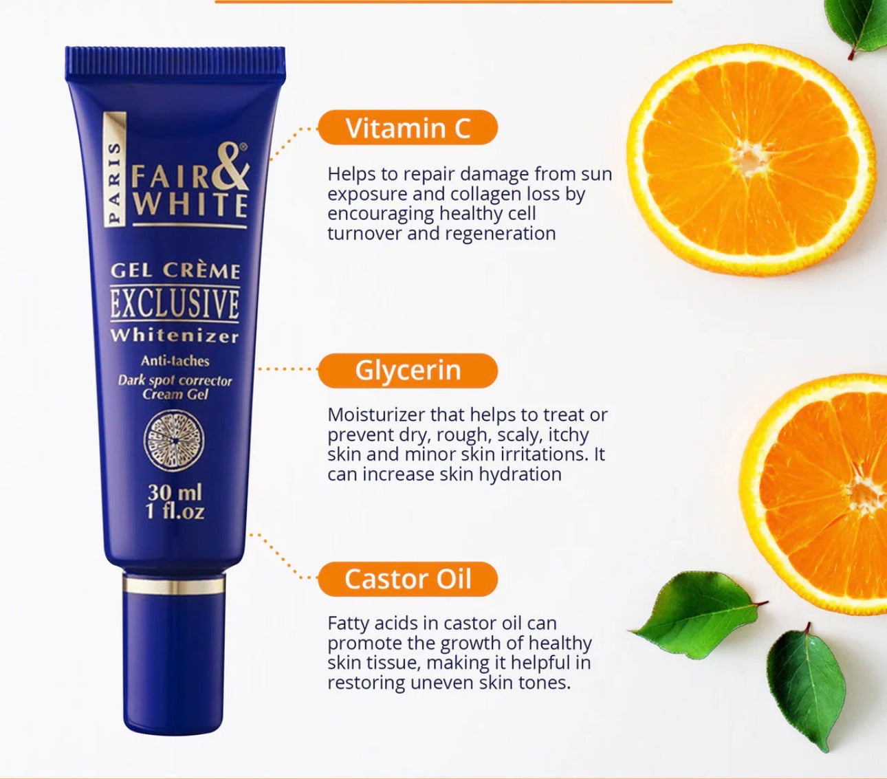 Fair & White Crème Exclusive Lightening Cream – 50ml