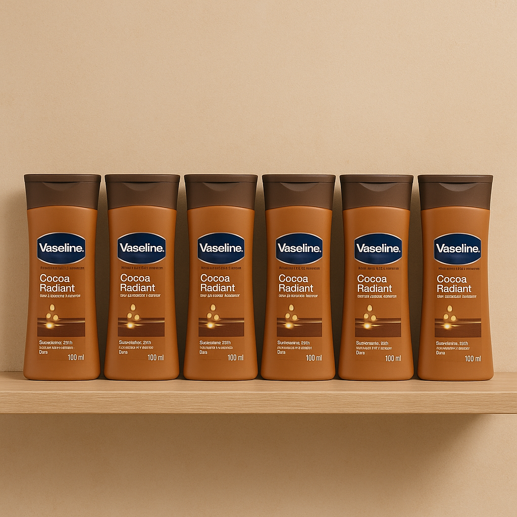 6 Packs Of Vaseline Intensive Care Cocoa  Radiant