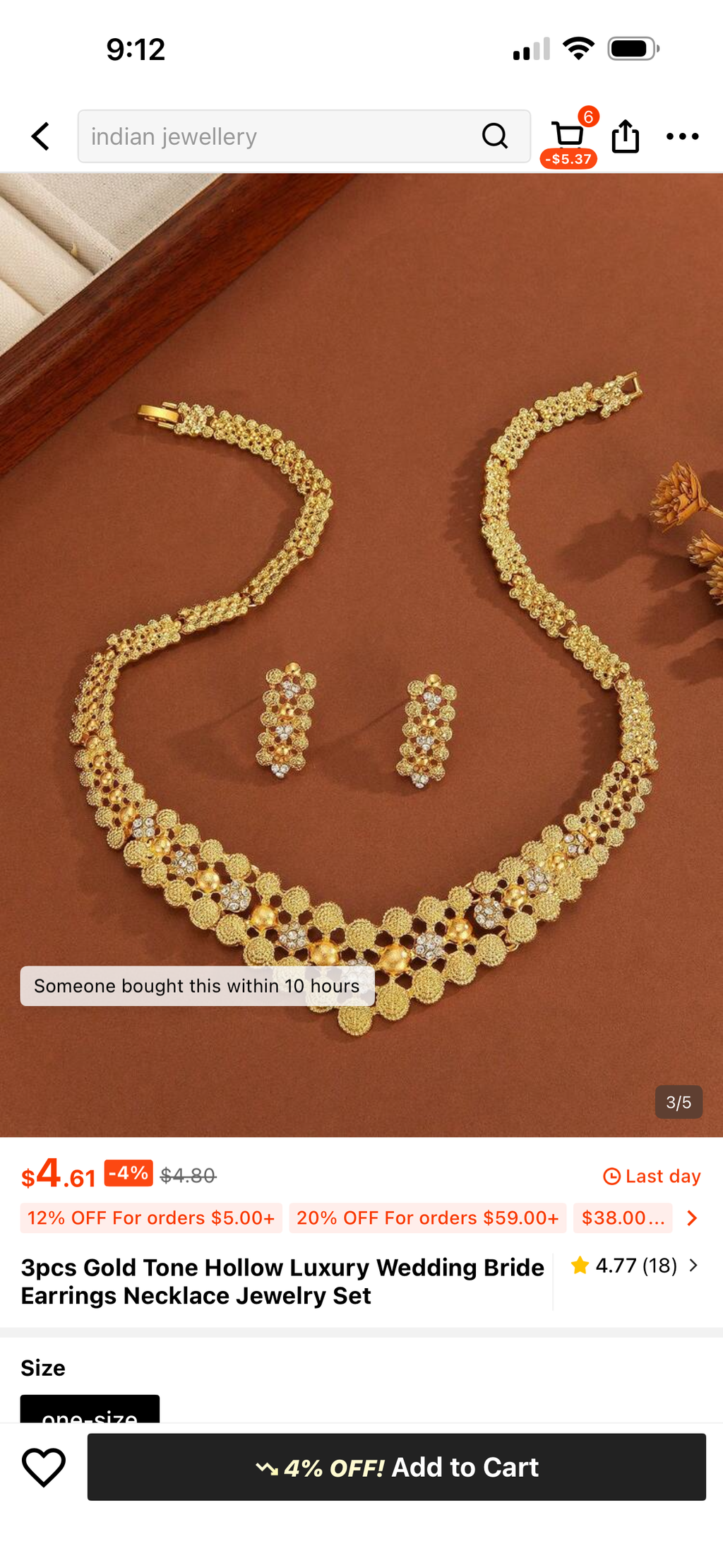 Blossom Crystal Necklace Set