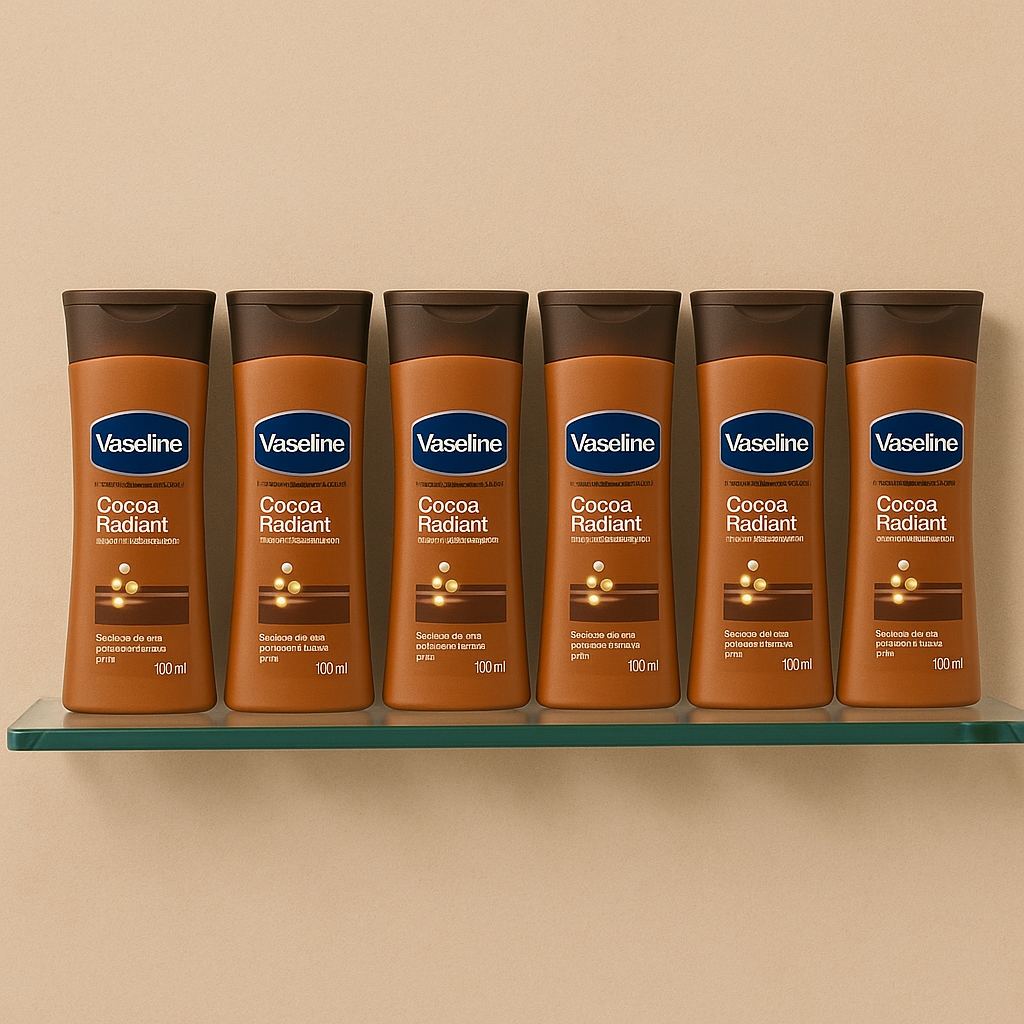 6 Packs Of Vaseline Intensive Care Cocoa  Radiant