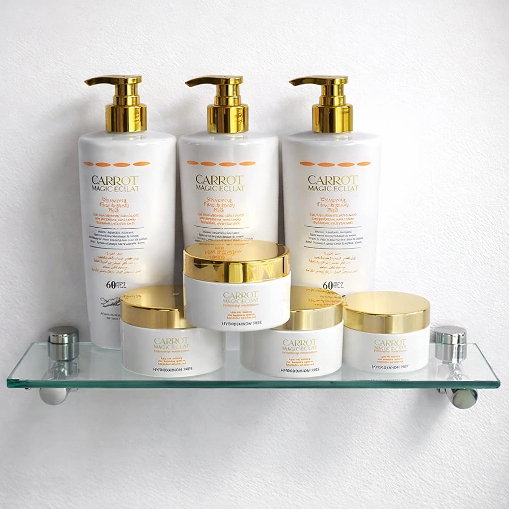 2pc. Carrot magic Exclusive face & body milk. Spf 60. Lotion & face cream combo