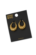 Madden NYC Gold-Tone Hoop Earrings