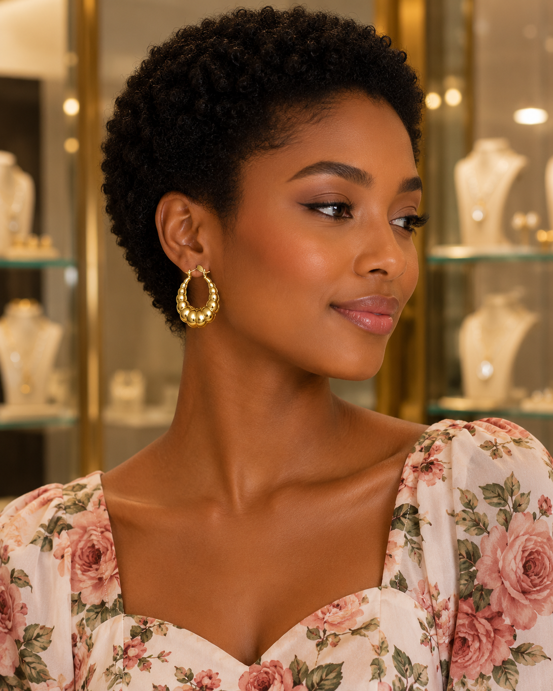 Madden NYC Gold-Tone Hoop Earrings