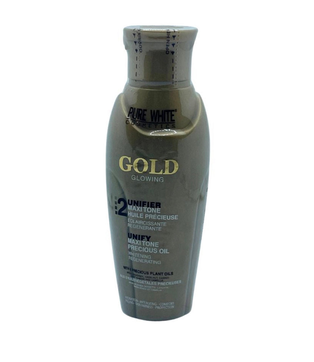 Pure White Gold Glowing Precious Oil