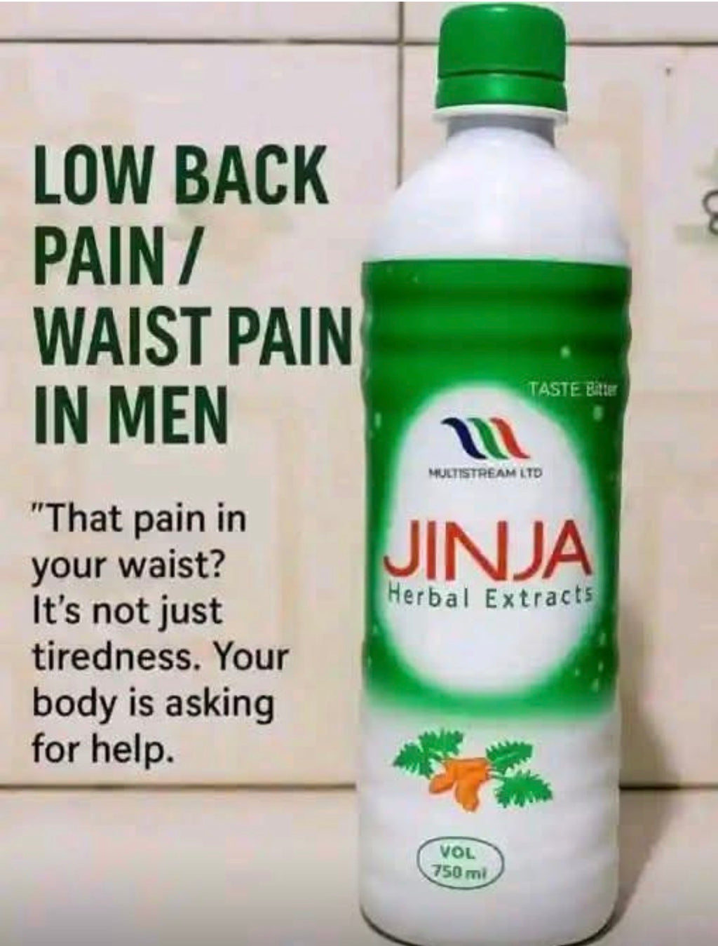 jinja herbal extract health drink 750ml