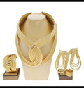 Golden Infinity Elegance Jewelry Set