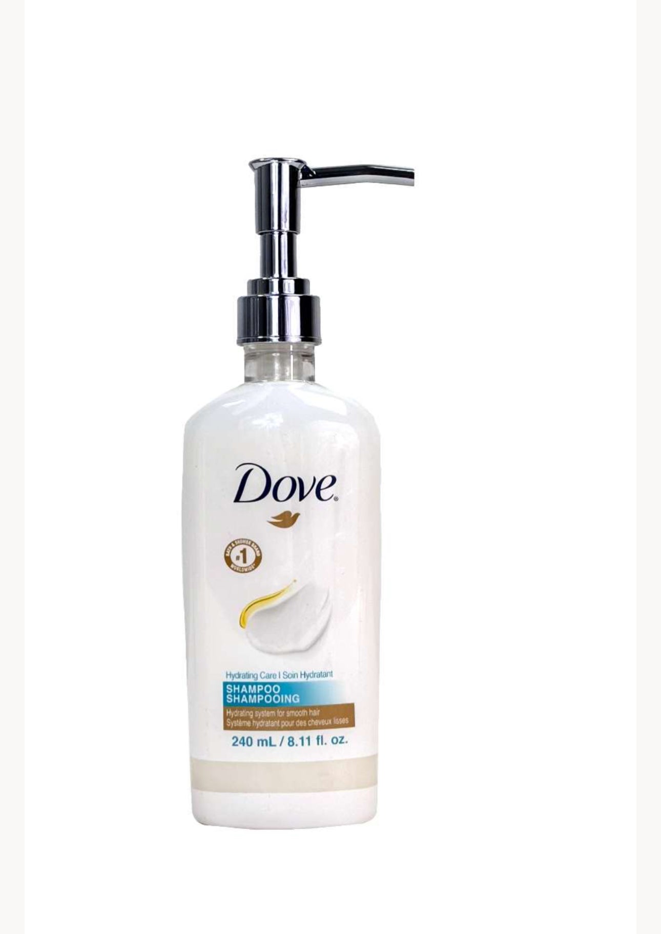 6 Packs  Dove Hydrating Care Shampoo – 240 ml (8.11 fl oz