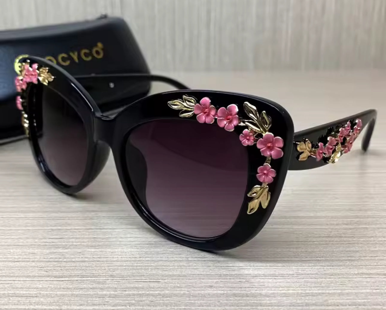 Floral Luxury Women’s Fashion Sunglasses