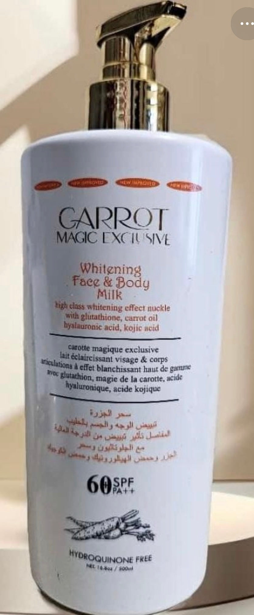 Carrot Magic Exclusive Whitening Lotion