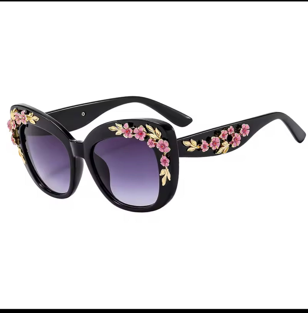 Floral Luxury Women’s Fashion Sunglasses
