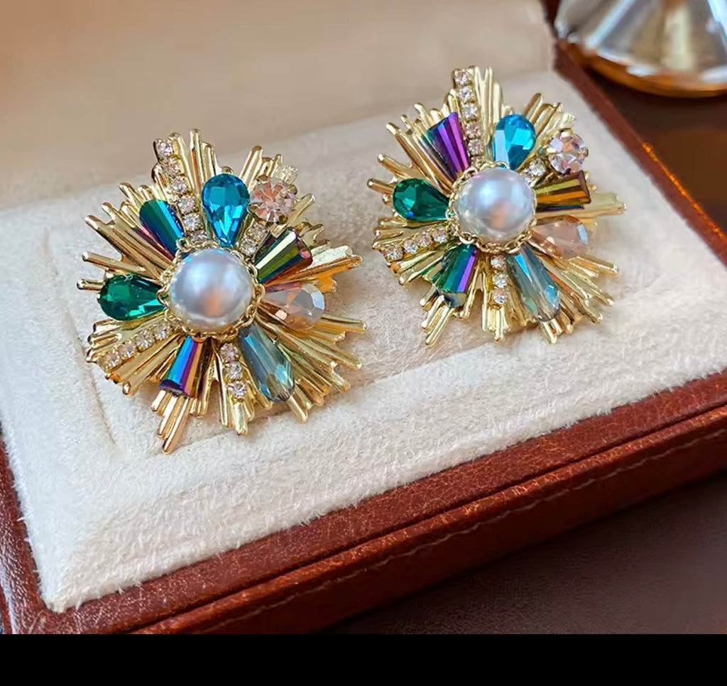 Radiant Luxe Crystal Earrings