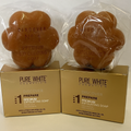 2pcs Pure white Gold Exfoliating Whitening Soap