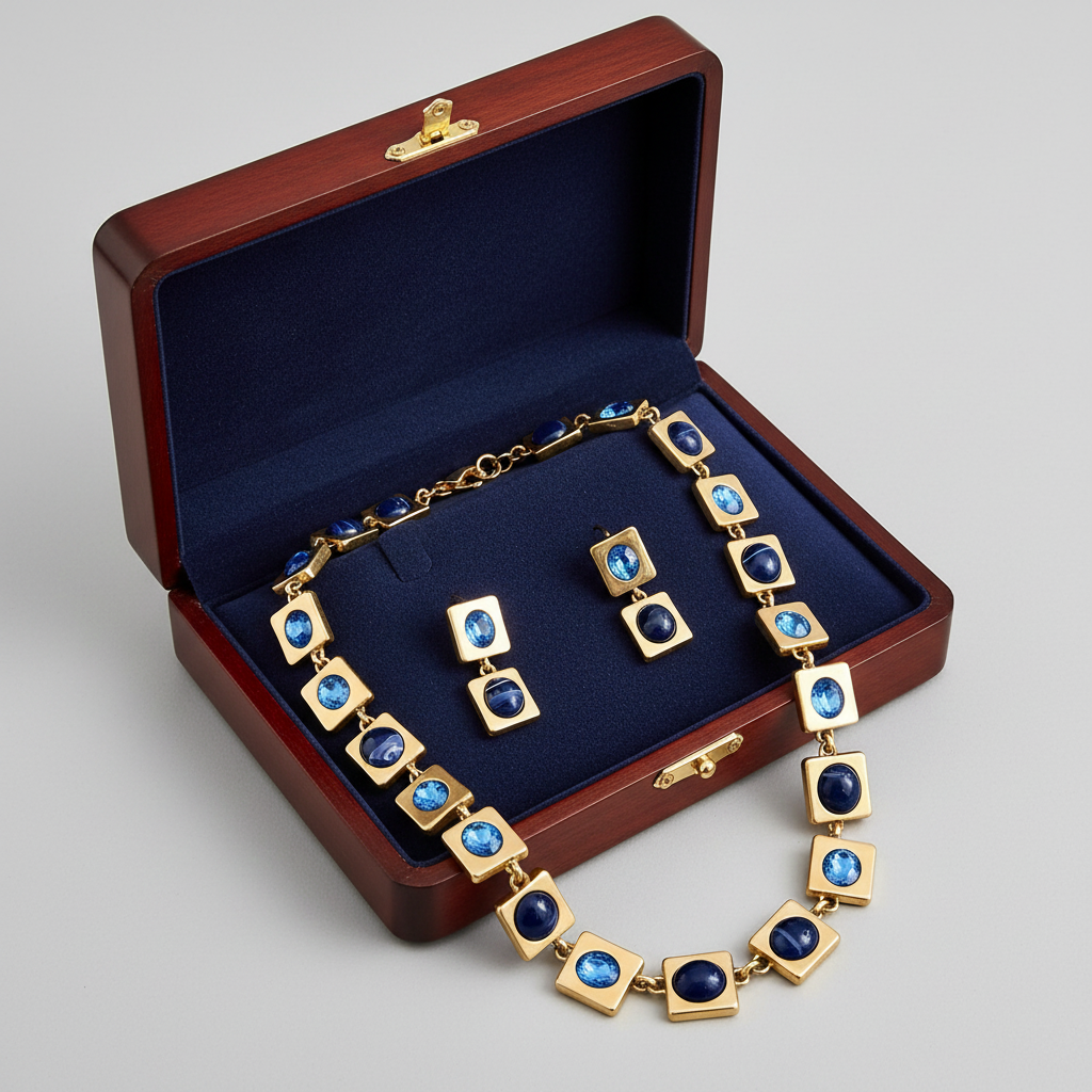 Sapphire Luxe Jewelry Set