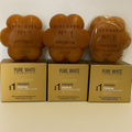 3 Pcs Of Pure  Gold white Exfoliating Whitening Soap