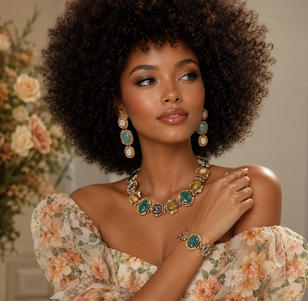Royal Turquoise Elegance Jewelry Set