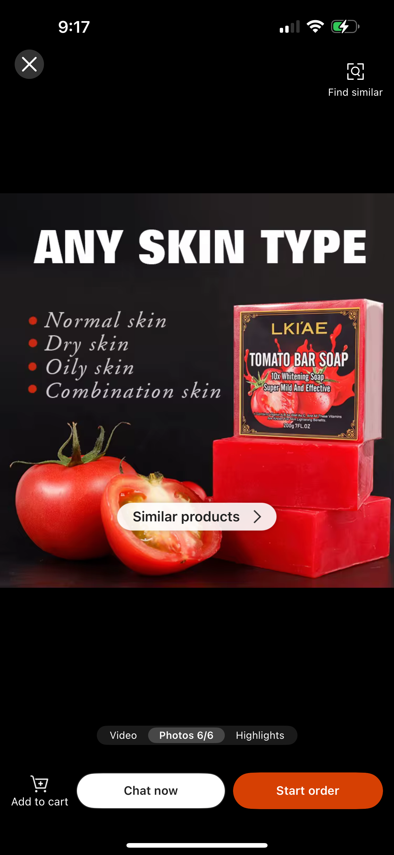 Tomato  Bar Soap