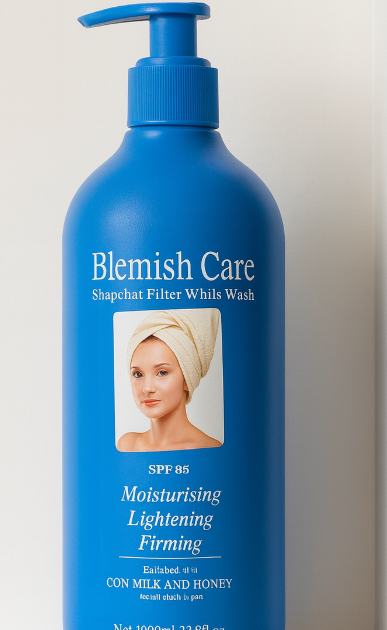 Blemish Care Snapchat Filter White Shower Gel