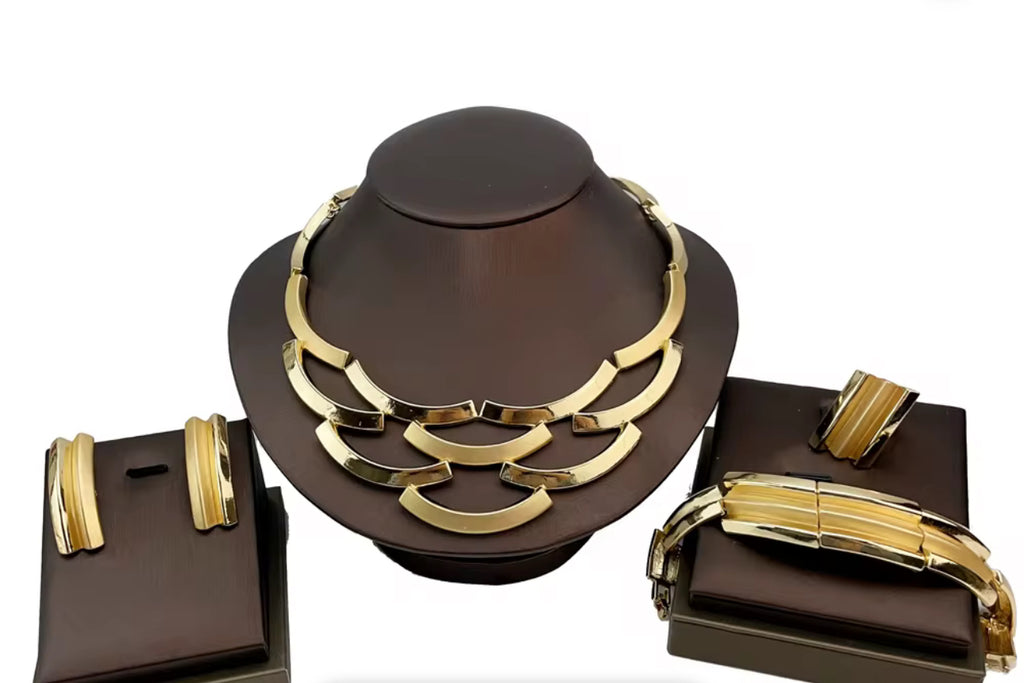Luxury Gold-Plated Jewelry Set