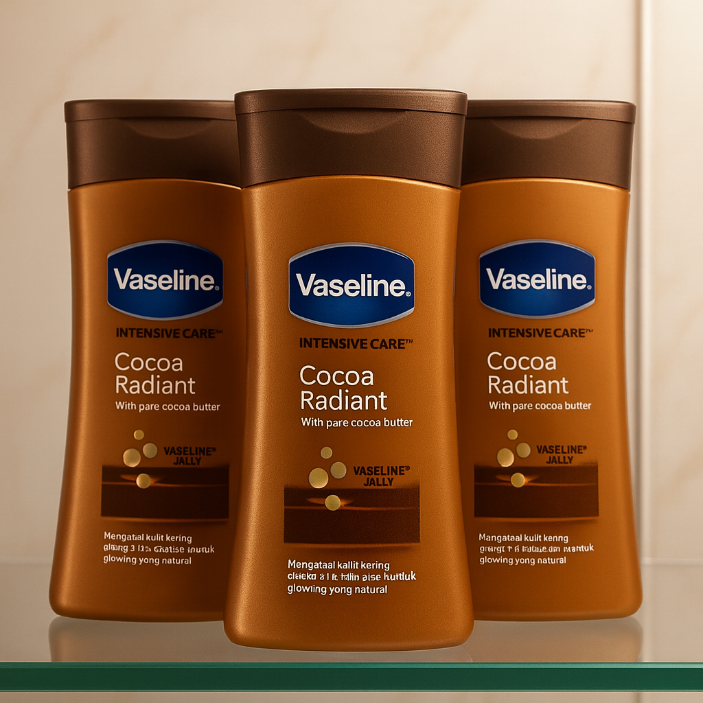 6 Packs Of Vaseline Intensive Care Cocoa  Radiant
