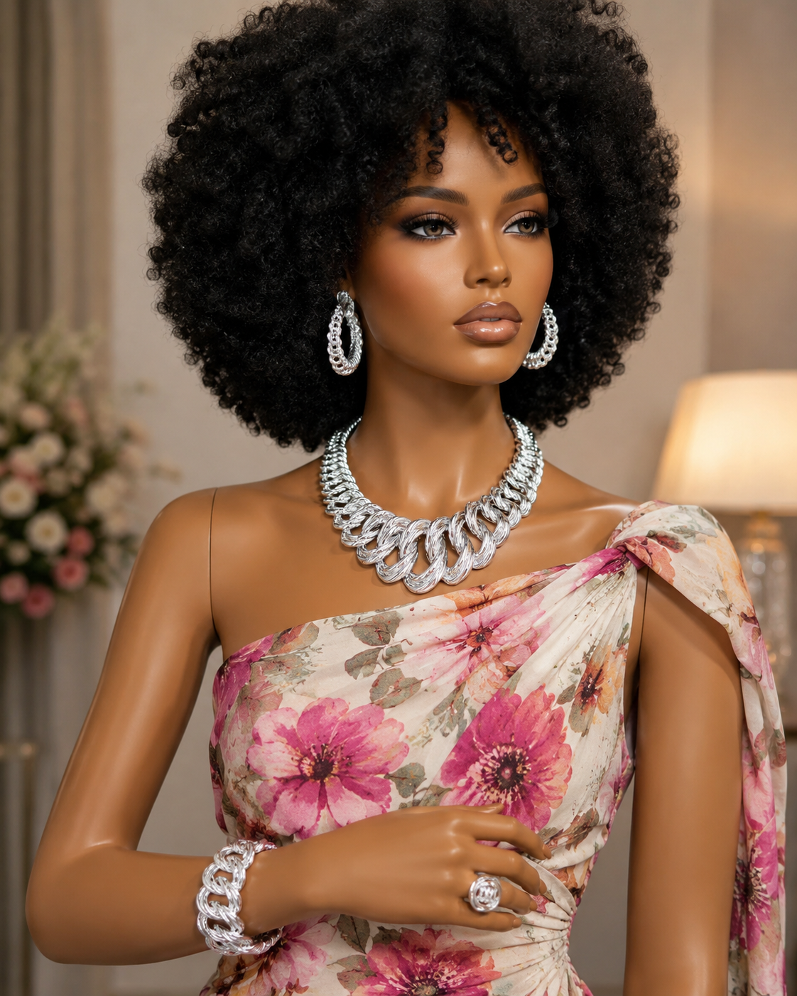 Silver Royal Twist Jewelry Set